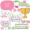Big Dot of Happiness Golf Girl - Pink Birthday Party or Baby Shower Photo Booth Props Kit - 20 Count